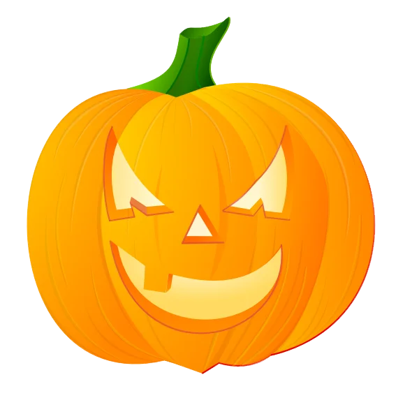 Spooky Jack O' Lantern Halloween Pumpkin PNG