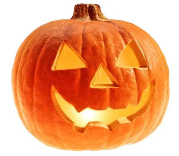 Glowing Jack-o'-lantern PNG Transparent Background