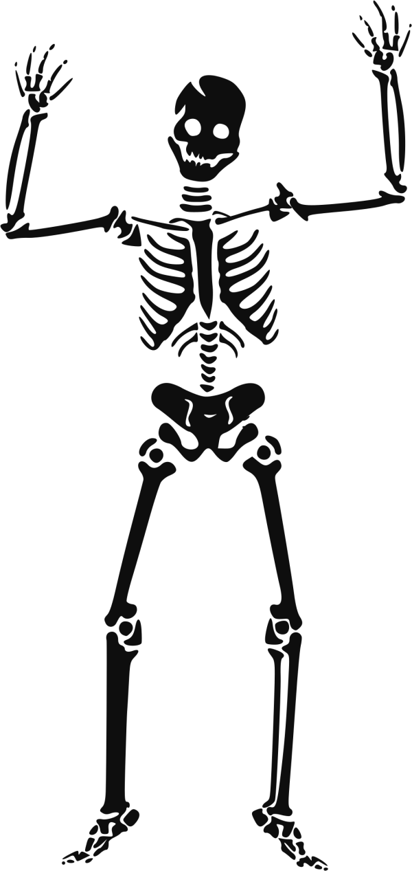 Happy Skeleton Transparent PNG