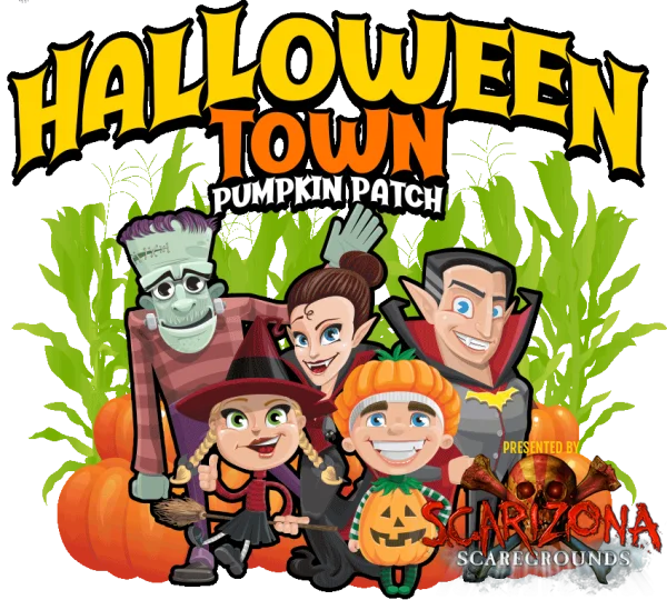 Halloween Town Pumpkin Patch Characters PNG Transparent