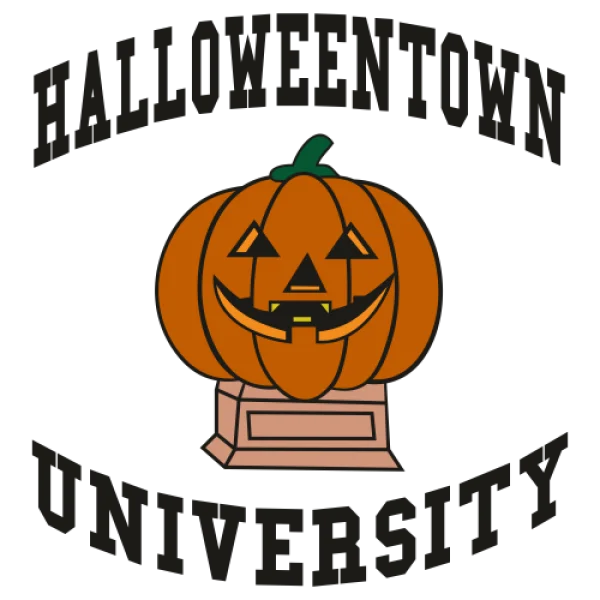 Halloweentown University Jack-o'-lantern Logo PNG
