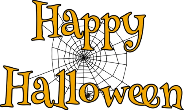 Happy Halloween Text PNG Transparent Background