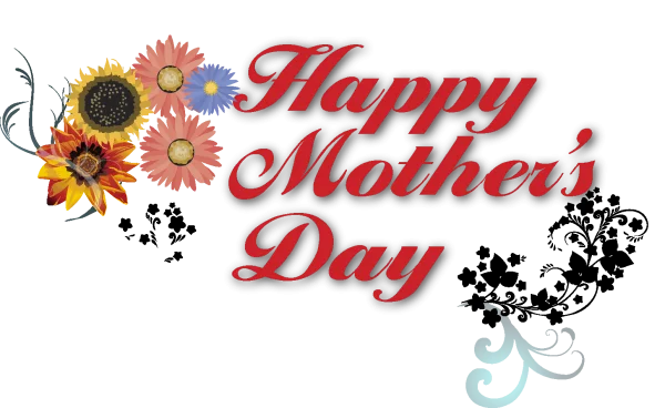 Happy Mother's Day Flowers PNG
