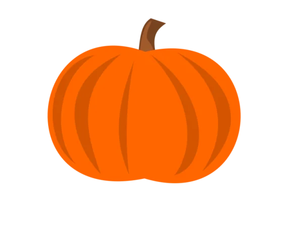 Orange Pumpkin PNG Transparent Background