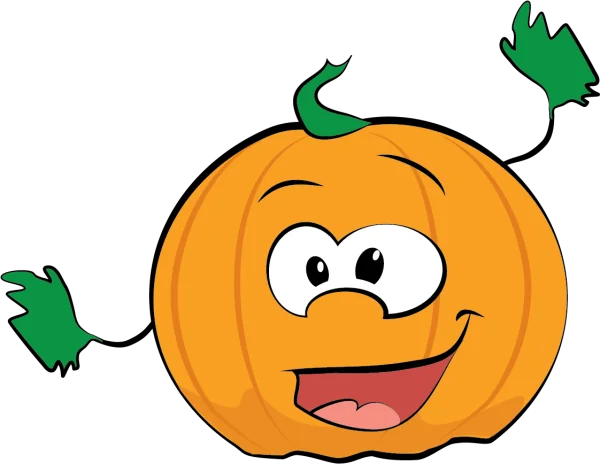 Happy Cartoon Pumpkin Transparent PNG