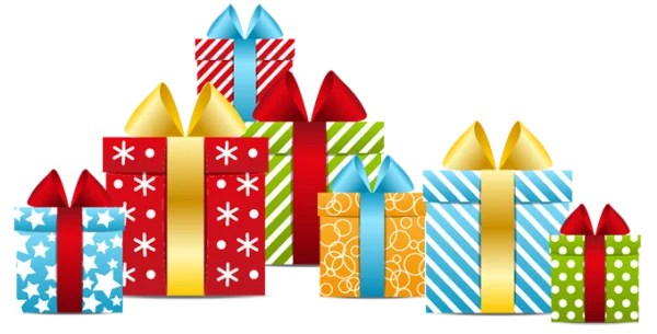 Colorful Assorted Gift Boxes PNG Transparent