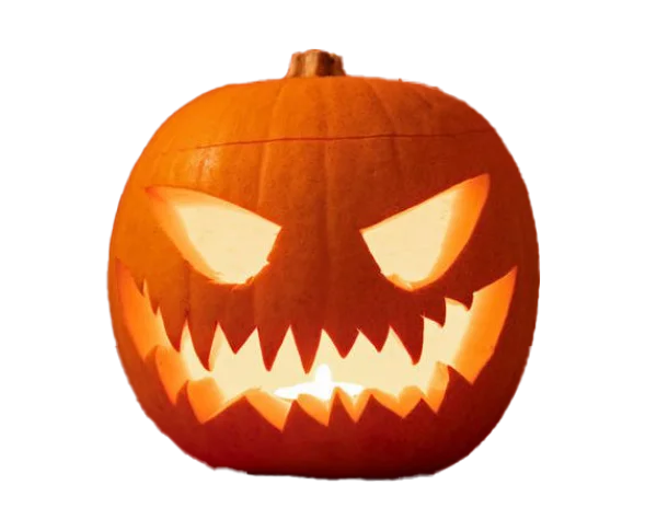 Scary Jack-o'-lantern Pumpkin PNG