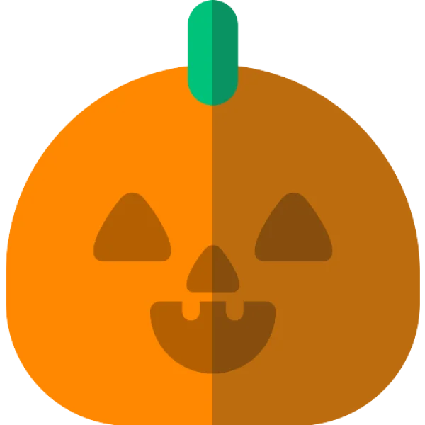 Smiling Jack-o'-lantern PNG Transparent Background