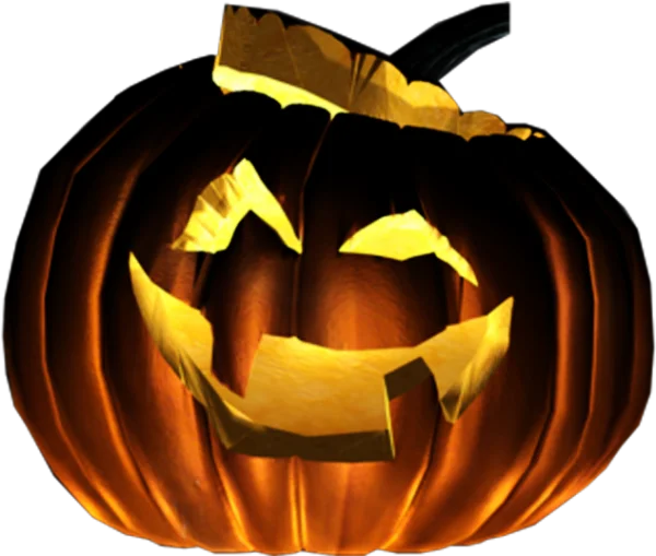 Glowing Jack-o'-Lantern Halloween Pumpkin PNG