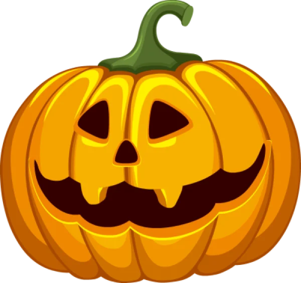 Halloween Jack-o-Lantern Pumpkin PNG Transparent Background