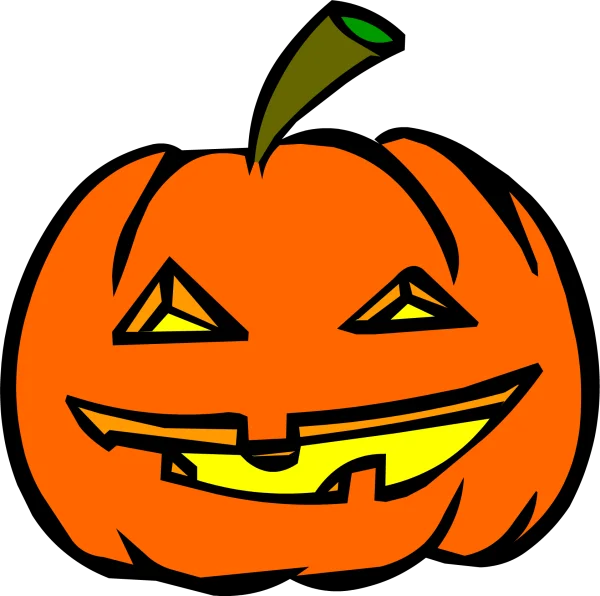 Cartoon Jack-o'-Lantern Halloween Pumpkin PNG