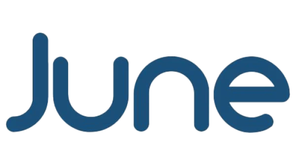 June Word Logo PNG Transparent