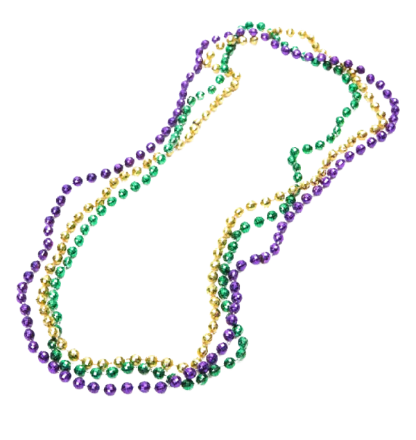 Mardi Gras Beads PNG Transparent Background
