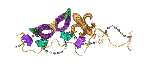 Mardi Gras Celebration Elements PNG Transparent Background