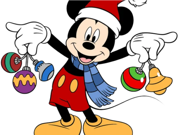 Mickey Mouse Christmas Ornaments PNG Transparent