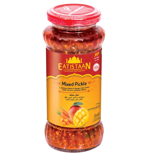 EATISTAAN Mixed Pickle Jar PNG Transparent Background