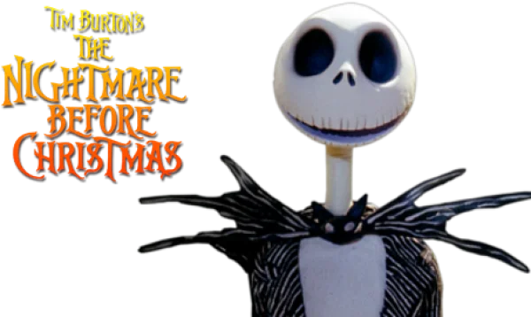 Jack Skellington and The Nightmare Before Christmas Logo PNG