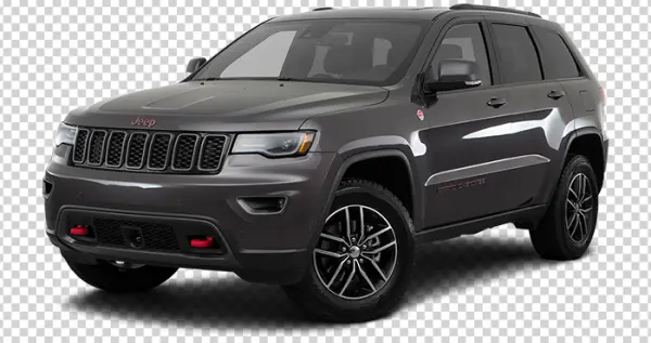 Dark Grey Jeep Grand Cherokee Trailhawk PNG
