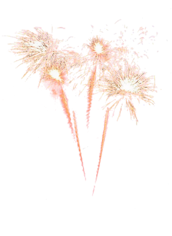 Vibrant Red Fireworks Display PNG