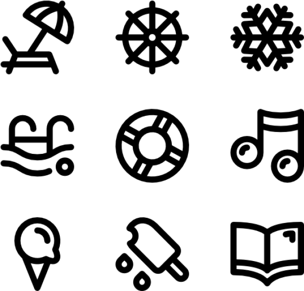 Pure Black Transparent PNG