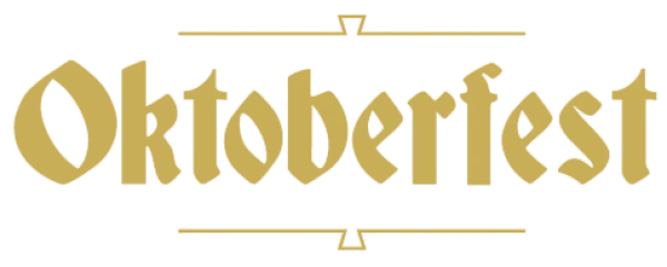 Oktoberfest Gold Decorative Text PNG