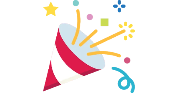 Party Popper Explosion Icon PNG