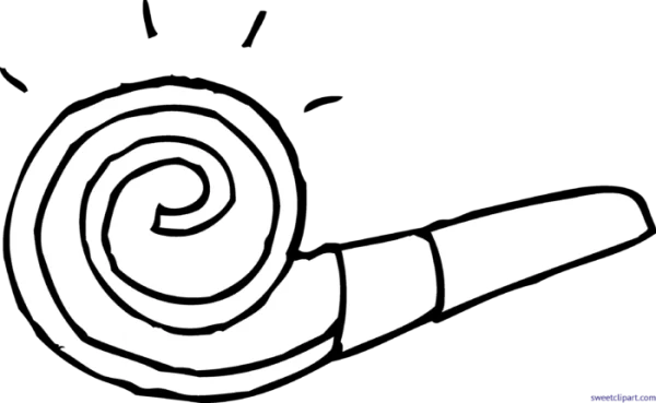 Party Blower PNG Transparent Background