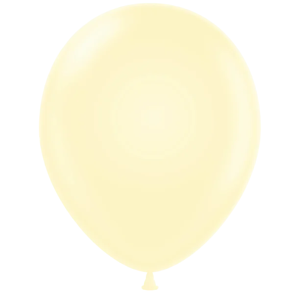 Cream Balloon PNG Transparent Background