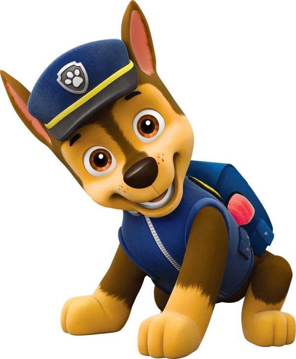 Paw Patrol Chase Police Dog PNG Transparent