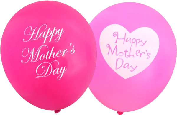 Happy Mother's Day Balloons PNG