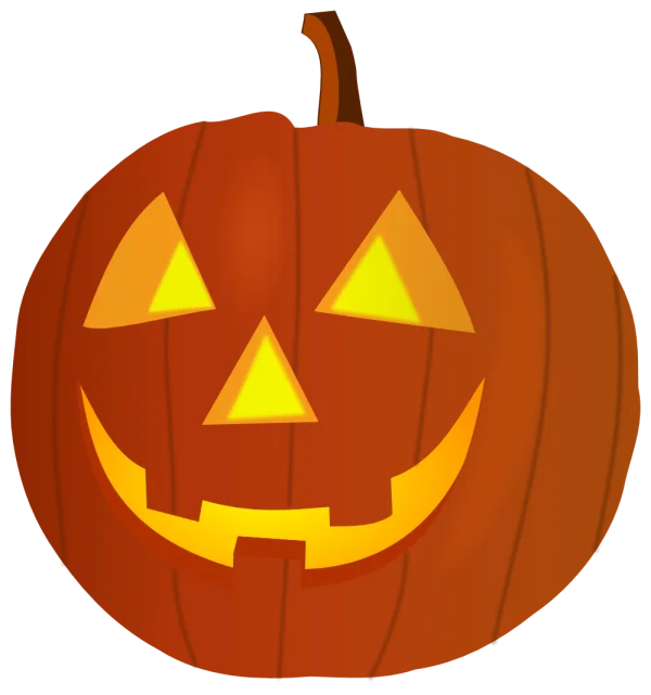 Smiling Jack O Lantern PNG Transparent Background