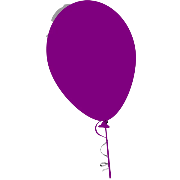 Purple Balloon PNG Transparent Background
