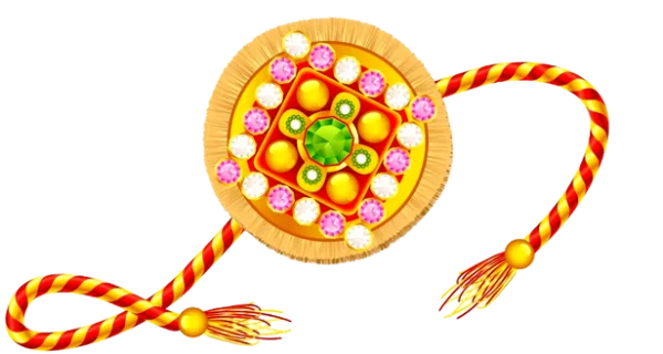 Traditional Rakhi Bracelet PNG Transparent Background