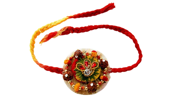Traditional Indian Rakhi Bracelet PNG Transparent