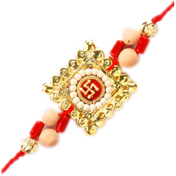 Rakhi with Swastik Symbol PNG Transparent Background