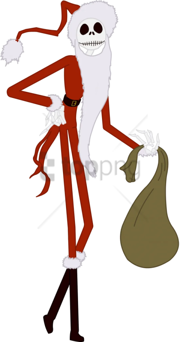 Jack Skellington Santa PNG Transparent Background