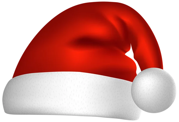 Santa Hat PNG Transparent Background