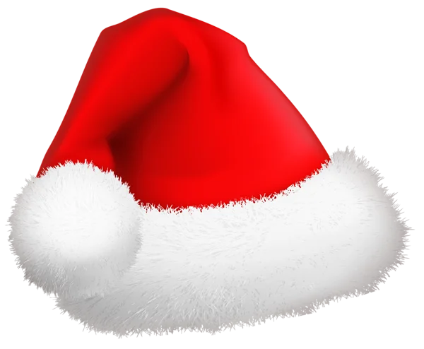 Santa Hat PNG Transparent Background