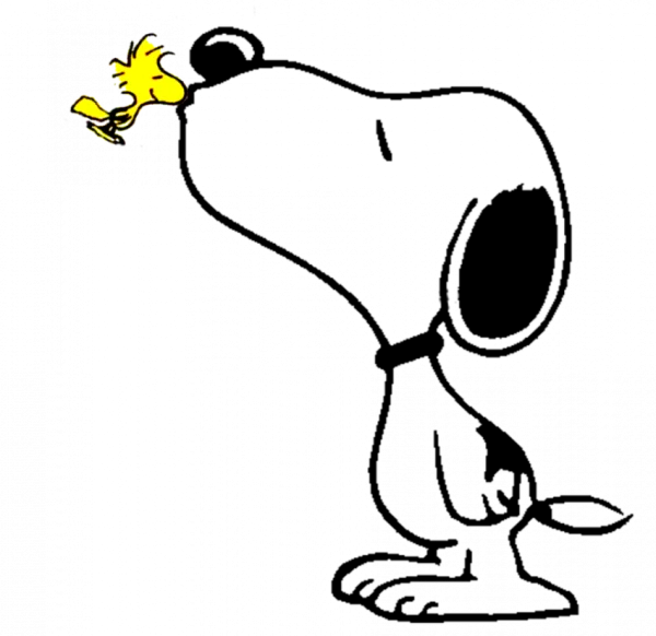 Woodstock Peanuts Character Flying PNG