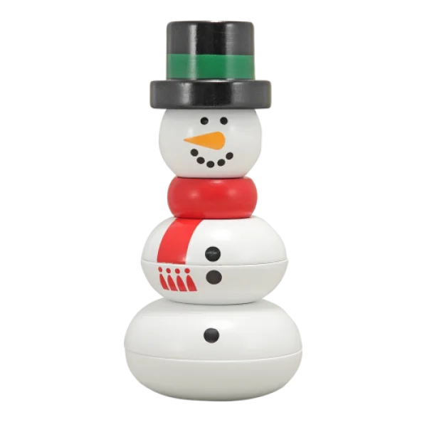 Cute Snowman Toy PNG Transparent Background