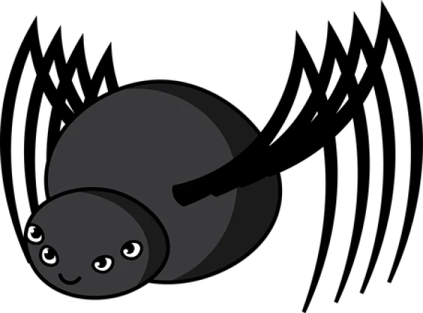 Cute Cartoon Spider PNG Transparent