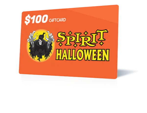 Spirit Halloween $100 Gift Card PNG Transparent