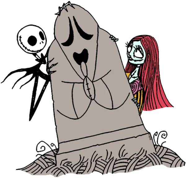 Jack Skellington Sally and Ghost Transparent PNG