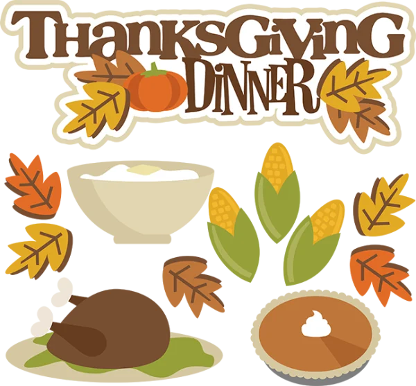 Thanksgiving Dinner Autumn Feast PNG