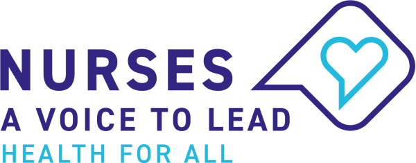 Nurses A Voice to Lead Health for All Logo PNG