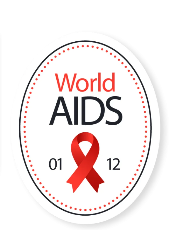 World AIDS Day Sticker PNG Transparent Background