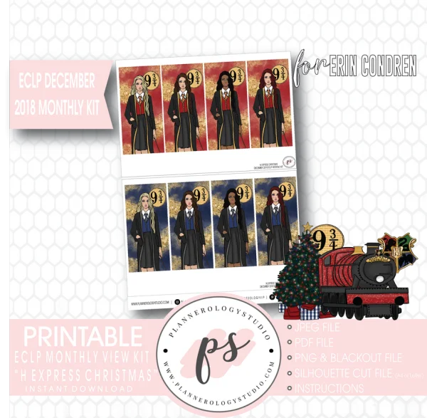 H Express Christmas Planner Kit Transparent PNG