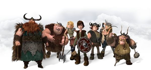 How to Train Your Dragon Main Characters PNG