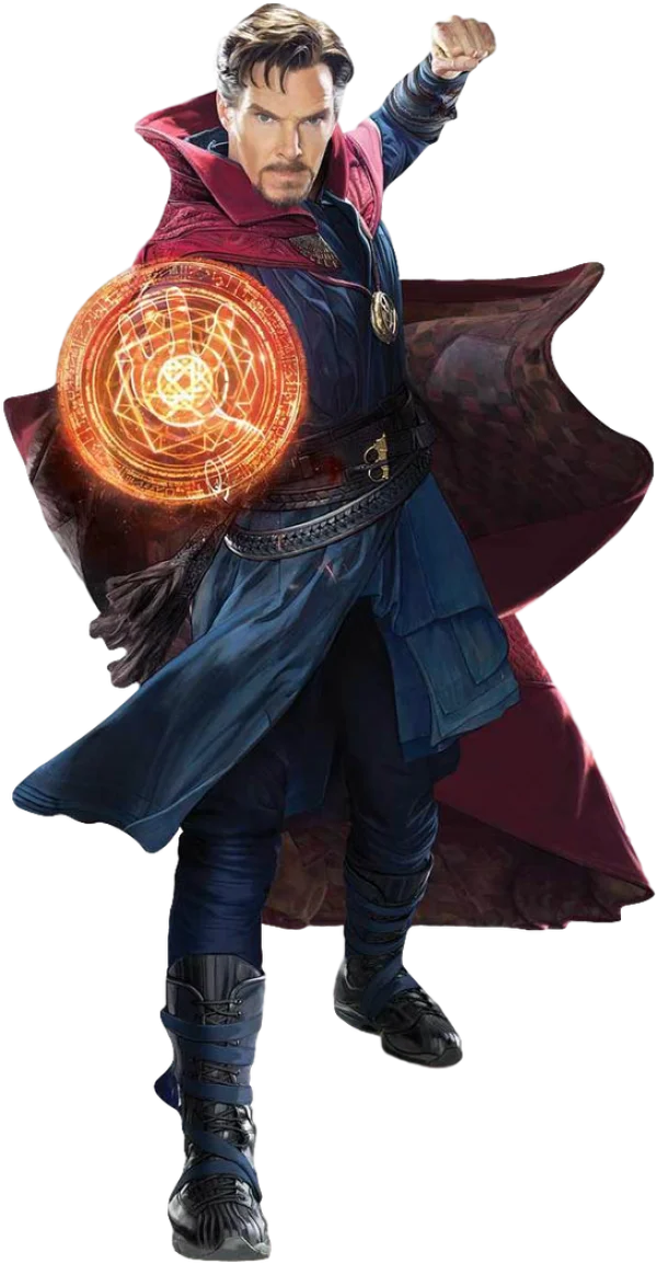 Doctor Strange with Magic Shield PNG Transparent