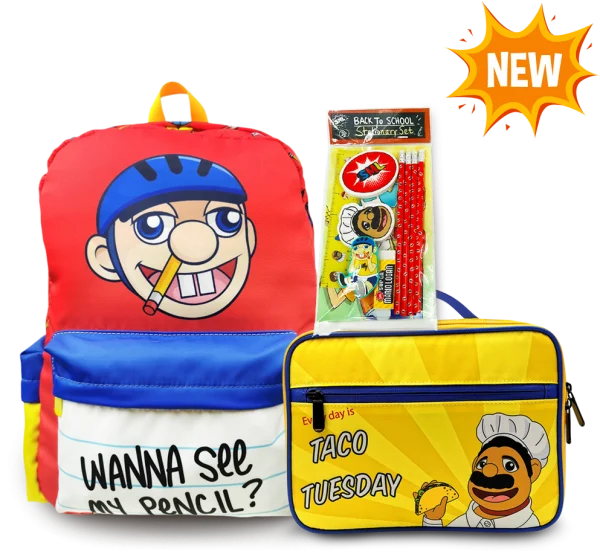 Back to School Supplies Set PNG Transparent Background